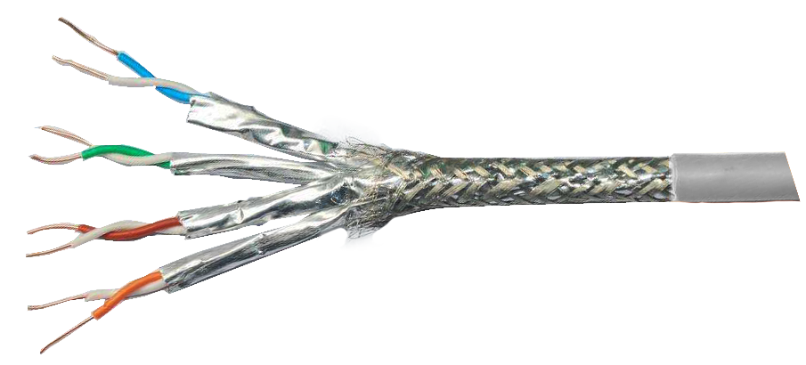 七类双屏蔽水平线缆