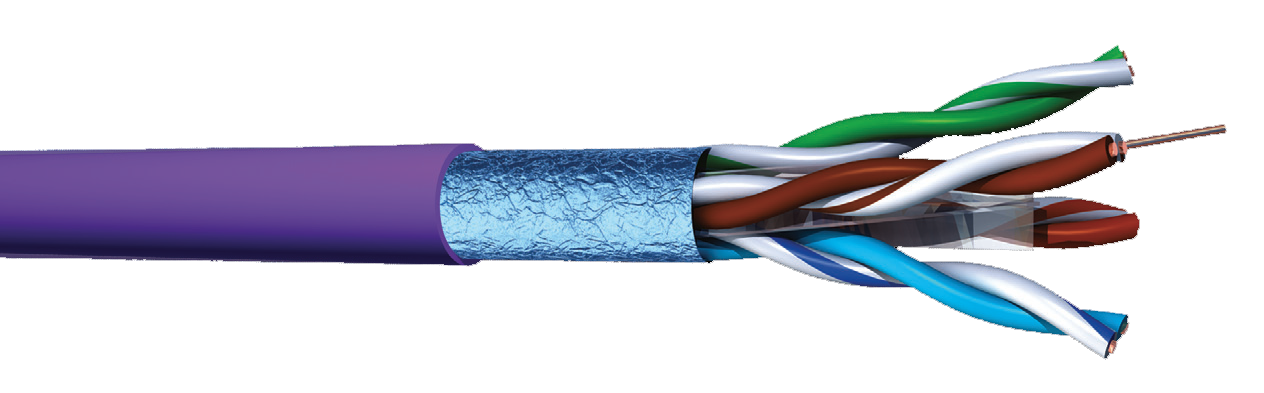 CAT.6A单屏蔽水平布线线缆